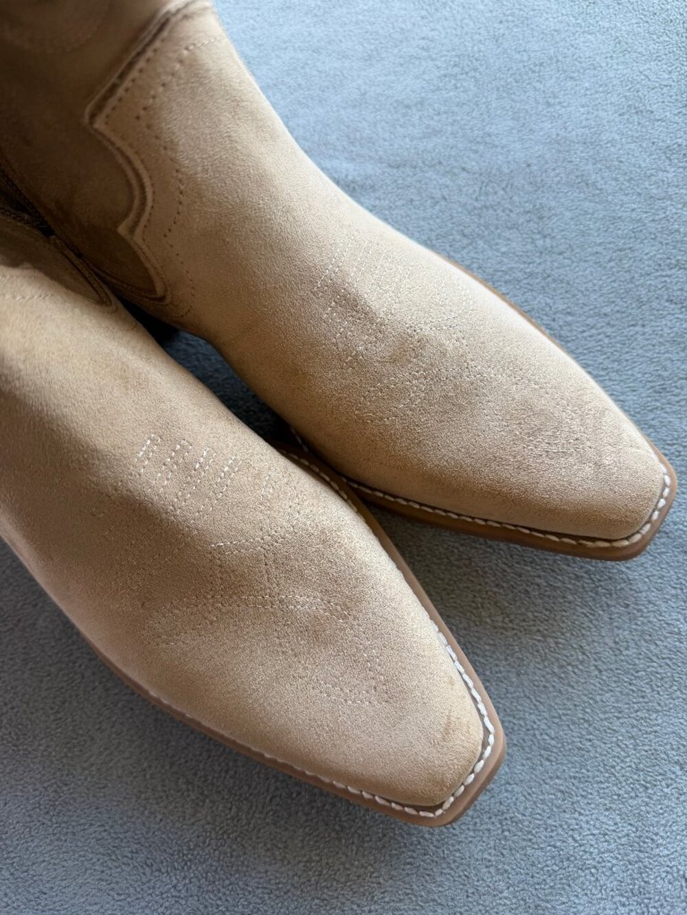 Women’s Kenzie Tall Western Boots with Memory Foam Insole – Wild Fable Tan 10 - Picture 8 of 10